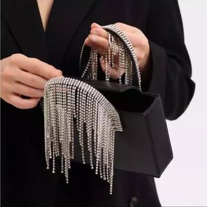 Tassel rhinestone bag
